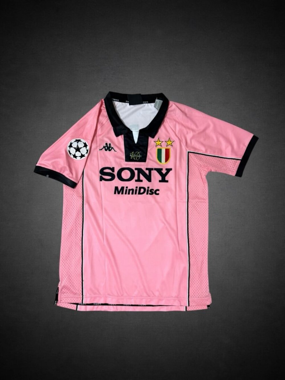 1997/98 Juventus pink Del Piero soccer football jersey